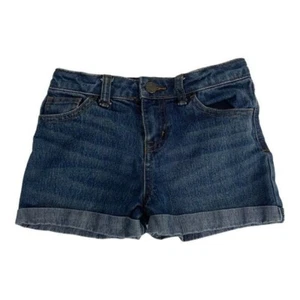 Cherokee Girls Denim Shorts Size S 6/6X Adjustable Waist - Picture 1 of 6