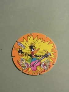 1996 Looney Tunes Walkers Tazo Pogs Milkcap Slammer POG Tazos Daffy Duck #8 - Picture 1 of 2