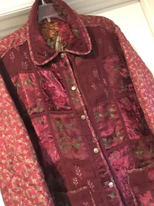 NEU Gr. XL warme Kaltwasser Ck Wende Steppjacke rot leichte Freizeitjacke - Bild 1 von 10
