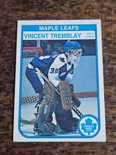 1982-83 O-PEE-CHEE NHL HOCKEY #334 VINCENT TREMBLAY RC ROOKI TORONTO MAPLE LEAFS