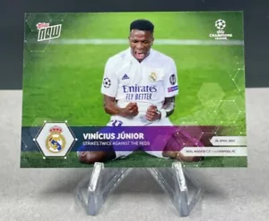 2021 Topps UEFA Champions League VINICIUS JUNIOR Strikes Twice - #59 REAL MADRID - Picture 1 of 2