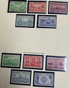 Scott # 785 - 794  -- MlH-OG-VF-10 Stamps---1936-37 free shipping - Picture 1 of 1