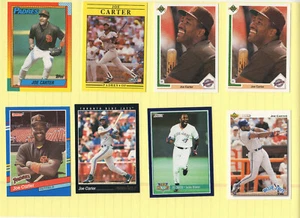 JOE CARTER 92-card lot Cleveland Indians San Diego Padres Toronto Blue Jays - Picture 1 of 12