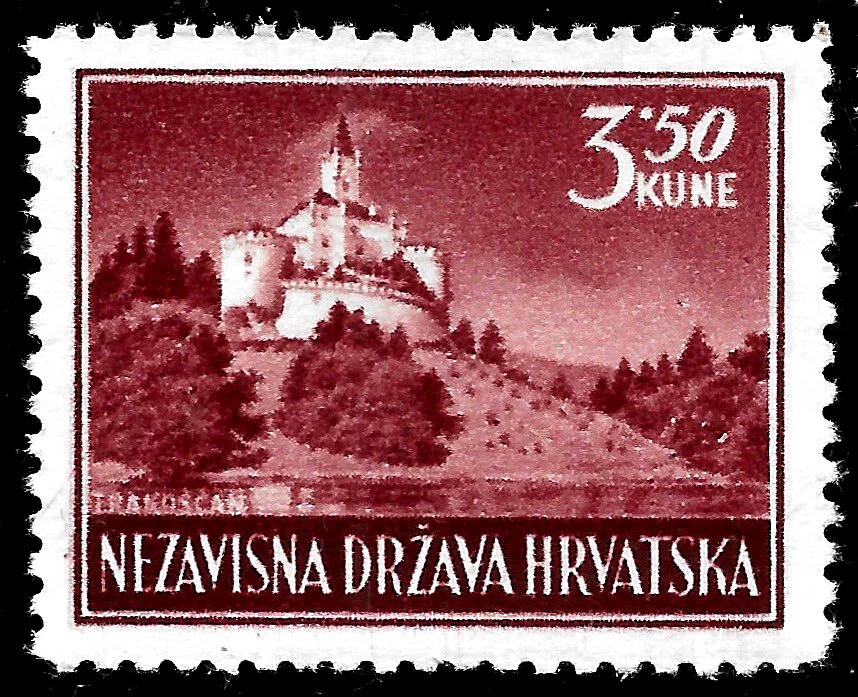 1941-44 CROACIA N.D.HRVATSKA SEGUNDA GUERRA MUNDIAL🔥Mi#98🔥3,50 kune MNH/Arquitectura en muy buen estado Foto 1 de 1