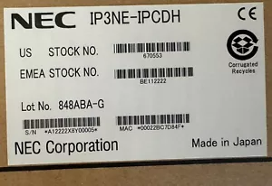 One NEC IP3NE-IPCDH & One IP3WW-CDH Video Doorphone - Picture 1 of 2
