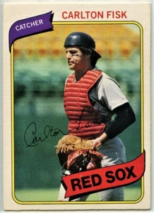 1980 O-PEE-CHEE BASEBALL #20 CARLTON FISK HOF - BOSTON RED SOX EX RAW (P21-05) - Imagen 1 de 4