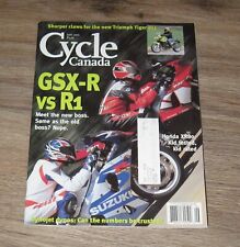 Magazine Cycle Canada juin 2001 Motos Yamaha GSX-R vs R1 Suzuki