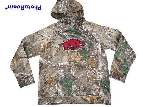 Colosseum Youth Realtree Xtra Large Camo Arkansas Razorbacks Hoodie Sweatshirt Cover
