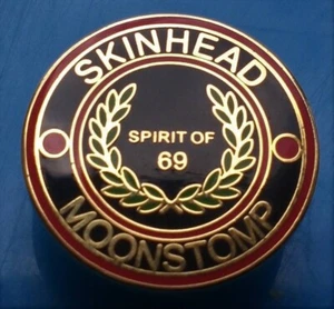Skinhead Moonstomp Enamel Pin Badge - Picture 1 of 2