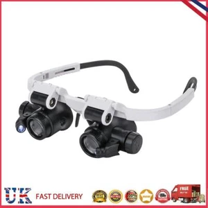 Telescopic Magnifier Glasses Loupes LED Light 8X/15X/23X Magnifying Eyewear - Picture 1 of 9
