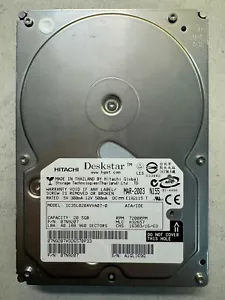 HITACHI 07N9207 IC35L020AVVA07-0 20.5GB 7.2K RPM Cache 2MB ATA-100 3.5" - Picture 1 of 6