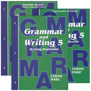 Grade 5 Grammar and Writing Homeschool Bundle Formerly Saxon Hake - Picture 1 of 1