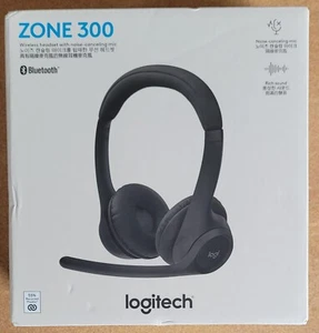 Logitech Zone 300 Wireless Headset (Black) Still in box, unbroken seal. - Picture 1 of 8