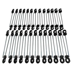 Aisladores de anillo de brazo largo cerca eléctrica X50 (postes de madera tornillo en cerca de polietileno) - Imagen 1 de 12