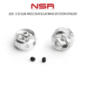 NSR 5035 3/32" Aluminum Rear Wheels 16.5x10mm No Air Extralight (x2) - Picture 1 of 1