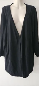 LADIES*BLACK*AUTOGRAPH BEADED EVENING TOP*3/4 SLEEVES*SIZE XL*NEW WITHOUT TAGS* - Picture 1 of 8