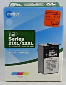 DELL SERIES 21XL/22XL INK Cartridge - TRI COLOR - NEW IN SEALED BOX - Picture 1 of 5