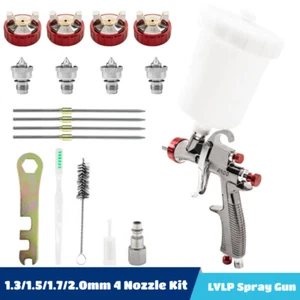 LVLP Air Spray Gun R500 Car Painting Gun 1.3mm,1.5mm,1.7mm,2.0mm Nozzles Sprayer - Picture 1 of 9