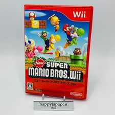 Nintendo Wii Video Games New Super Mario Bros. 2009 NTSC-J Japanese