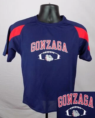Gonzaga Bulldogs Shirt Boy's XL (16 - 18) Blue Workout Shirt New ST101 - Image 1 of 4