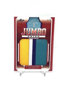 2022 Leaf In The GAME USED Baron Davis Jumbo Patch /6 Hornets 4 Colors SICK!