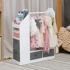 Kids Costume Organizer Costume Rack Kids Armoire Open Hanging Armoire Closet NEW - Picture 1 of 17