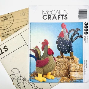 Hahn Puppen MUSTER McCall's 3669 von Cynthia Rose 2002 UNCUT Originalfalten - Bild 1 von 8