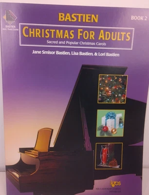 Bastien Christmas For Adults Piano Music Book Level 2 - New.               (BR2) - Image 1 of 4