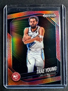 2024-25 Panini Prizm Black Trae Young Orange Basketball /225 Atlanta Hawks #141 - Picture 1 of 2