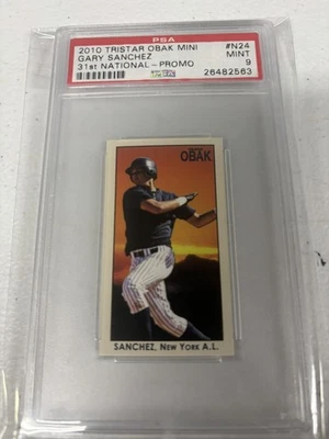 2010 Tristar’OBak’Mini’Gary’Sanchez’Rc’PSA9’ - Image 1 of 2