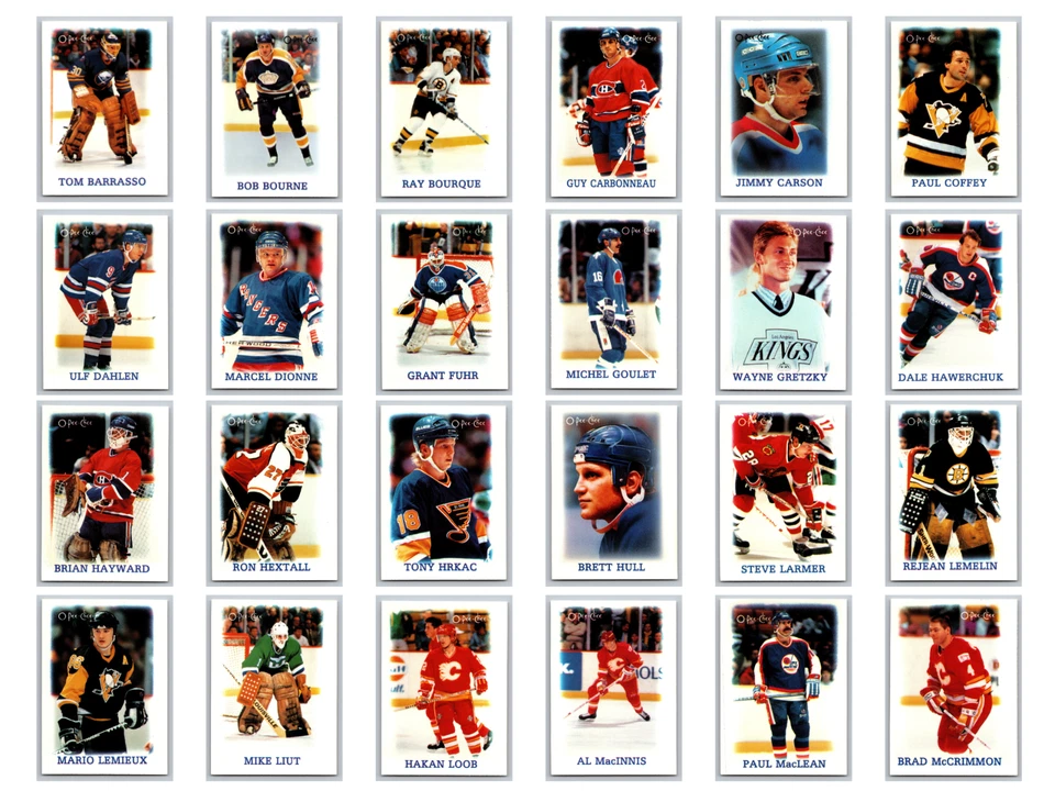 1988-89 O-PEE-CHEE MINIS 46 CARD SET with WAYNE GRETZKY & 20 other HOF Players - Image 1 of 4