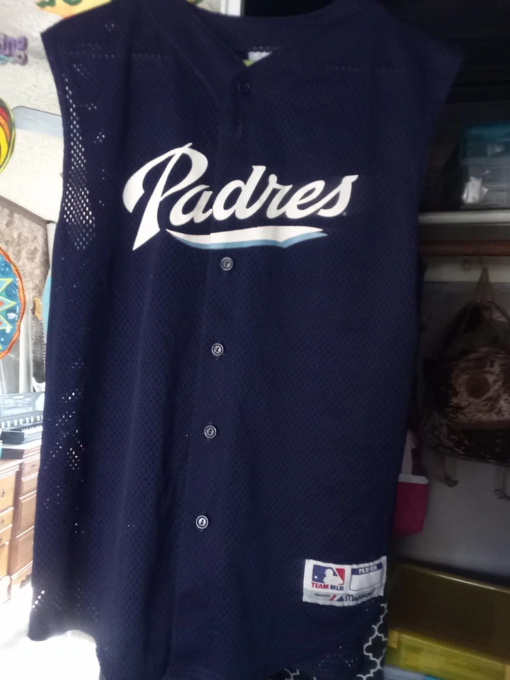 VTG MLB Authentic San Diego Padres Majestic Athletic Baseball Jersey  Size Med - Image 1 of 3