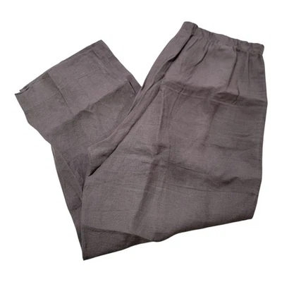 Bryn Walker Wide Leg Pants Women's XXL Brown High Rise Linen  - Image 1 of 4