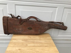 Von Lengerke Antoine VL&A Chicago Leather Takedown Rifle Gun Case Rustic Vintage - Picture 1 of 7