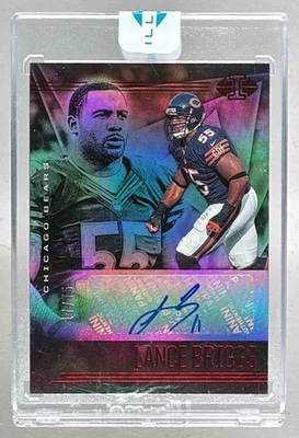 Lance Briggs 2020 Panini Illusions #TCS17 Red Trophy Collection Auto /75 - Image 1 of 3