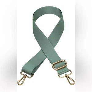 Wide Purse Strap Replacement Crossbody Shoulder Bag Adjustable Green - Picture 1 of 4