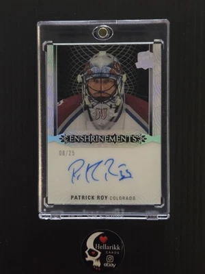 2022-23 Patrick Roy The Cup /25 Enshrinements Auto #E-PR Colorado Avalanche UD - Image 1 of 2