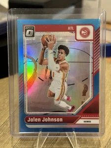 2024-25 Donruss Optic Jalen Johnson light blue prizm /225 #79 - Picture 1 of 2