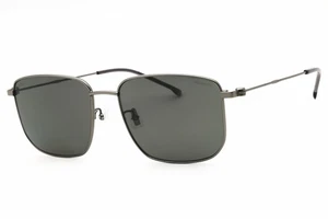 HUGO BOSS 1619/F/S R80 M9 Sunglasses Matte Ruthenium Frame Gray Lenses 58mm - Picture 1 of 4