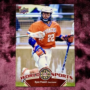 Ryan Powell 2010 Upper Deck Lacrosse RC #289 MINT Syracuse Legends Jersey Gait💙 - Bild 1 von 2