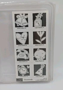 Stampin Up 2004 Occasionally Retired Rubber Stamp Set 8 Stamp Set NEW - Bild 1 von 3