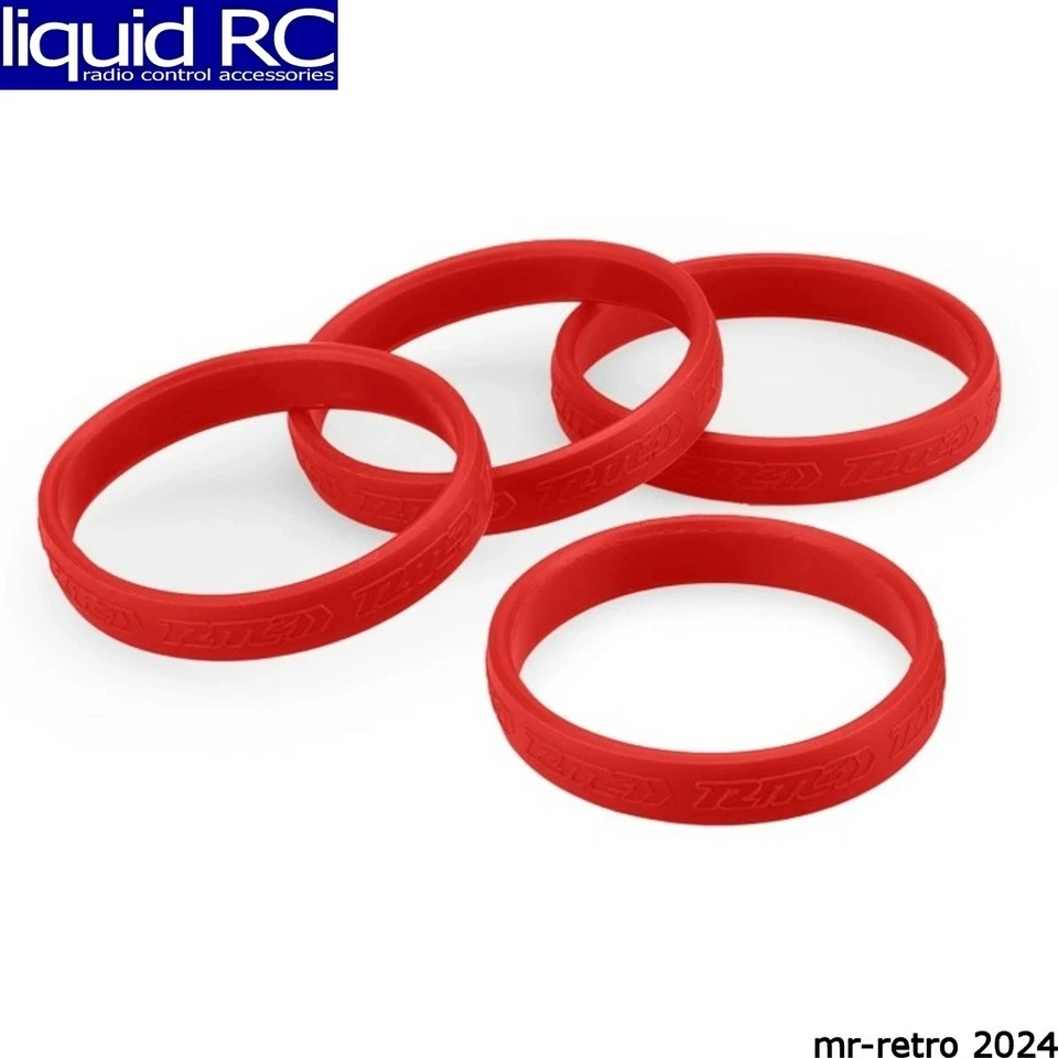 JConcepts 8135 Rm2 Red Hot Tire Bands Red for 1:10th and 1/8th Off-Road Tires - Image 1 of 1