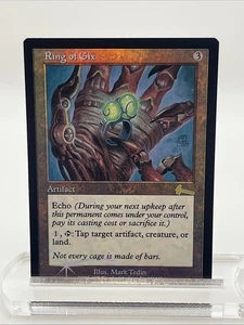 RING OF GIX reserve rare FOIL  1999 URZA'S LEGACY MTG Unplayed Near mint-Mint - Picture 1 of 5