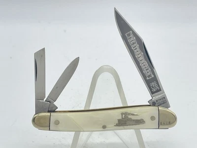 Boker Tree Brand Germany 280 1975 edición limitada The Sternwheeler Cracked Ice Whittler Foto 1 de 4