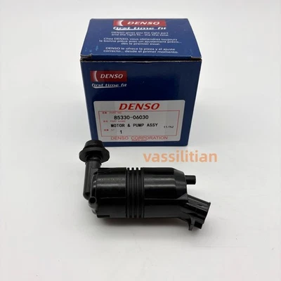DENSO Windshield Wiper Washer Motor Pump 85330-06030 for Toyota Avalon Corolla Foto 1 de 4