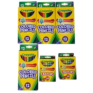 Crayola Back To School Bundle Colored Pencils, Crayons, Arts And Crafts, Office - Picture 1 of 1