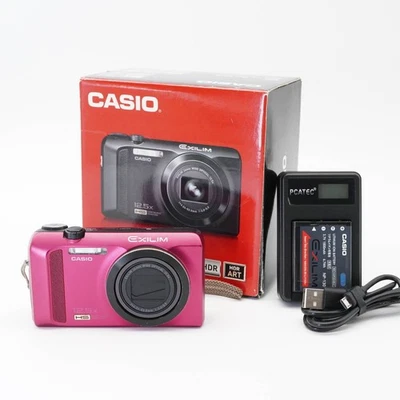 [Exc++] Casio EXILIM EX-ZR200 16.1MP Digital Camera Pink Made in Japan w/box - Image 1 of 4