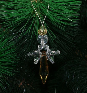  Natale Angelo Custode Suncatcher Ala Swarovski Crystal Appendino Medio - Imagen 1 de 1