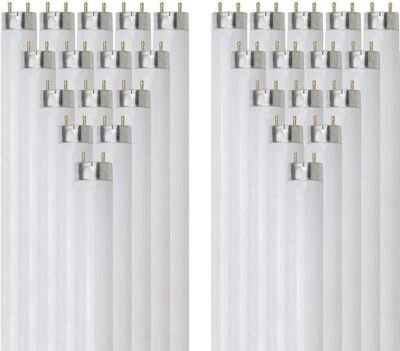 30Pack 2FT Fluorescent Bulb, T8 Linear Tube Light, 5000K, 17W, 1400LM, 2-Pin G13 - Image 1 of 4