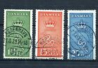 Denmark 1926 Scott B3-B5 Facit 243-245 Cancer Stamps Set Vfu